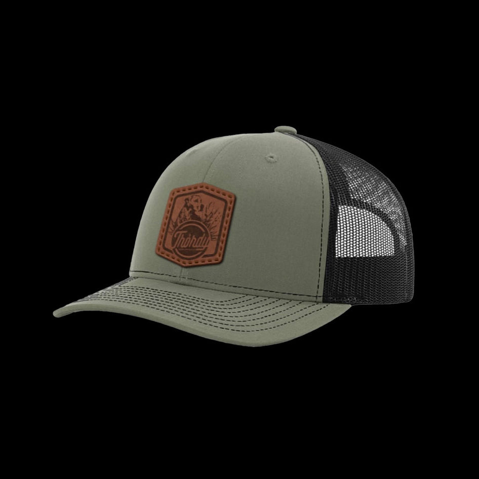 THORDY LEATHER PATCH HAT